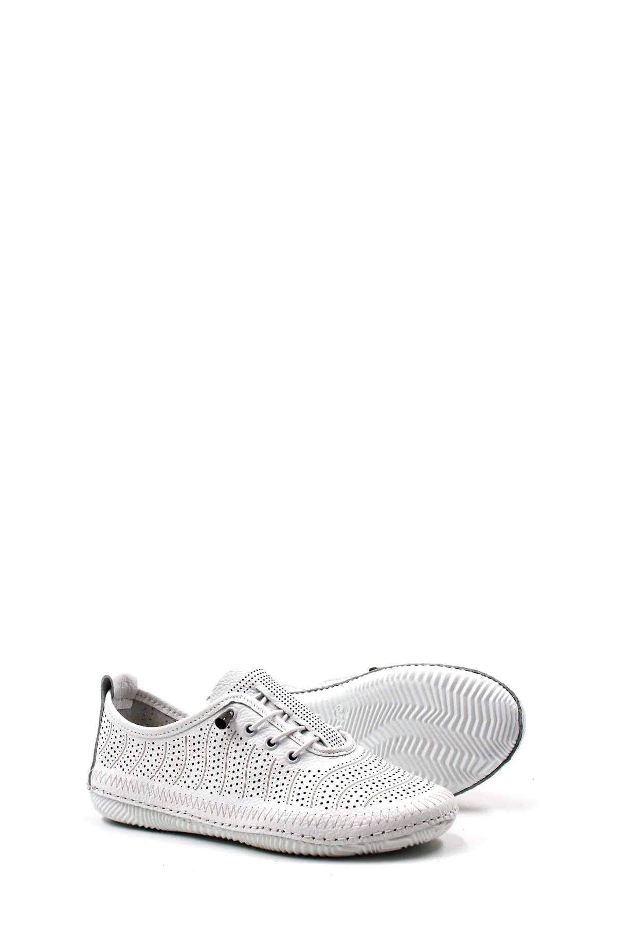 FST Genuine Leather Women's Casual Shoes 136ZA101 White - Morelia