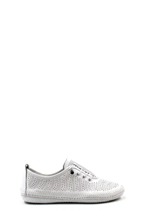 FST Genuine Leather Women's Casual Shoes 136ZA101 White - Morelia