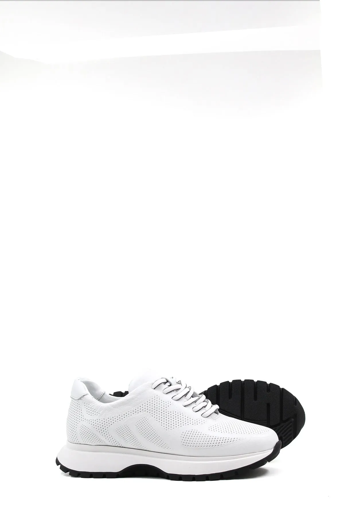 FST Genuine Leather Women's Casual Shoes 138ZA1075 White - Gießen