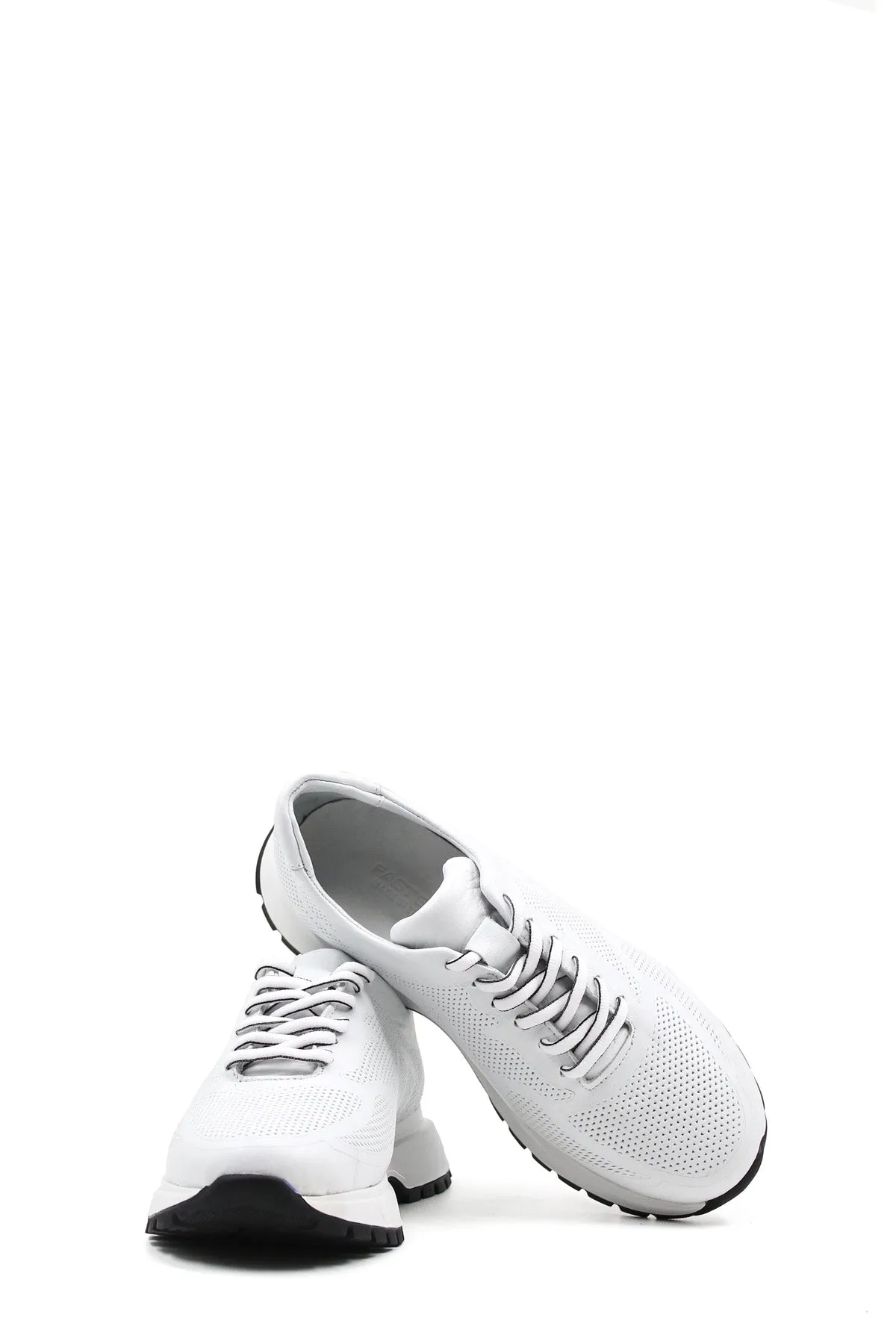 FST Genuine Leather Women's Casual Shoes 138ZA1075 White - Gießen