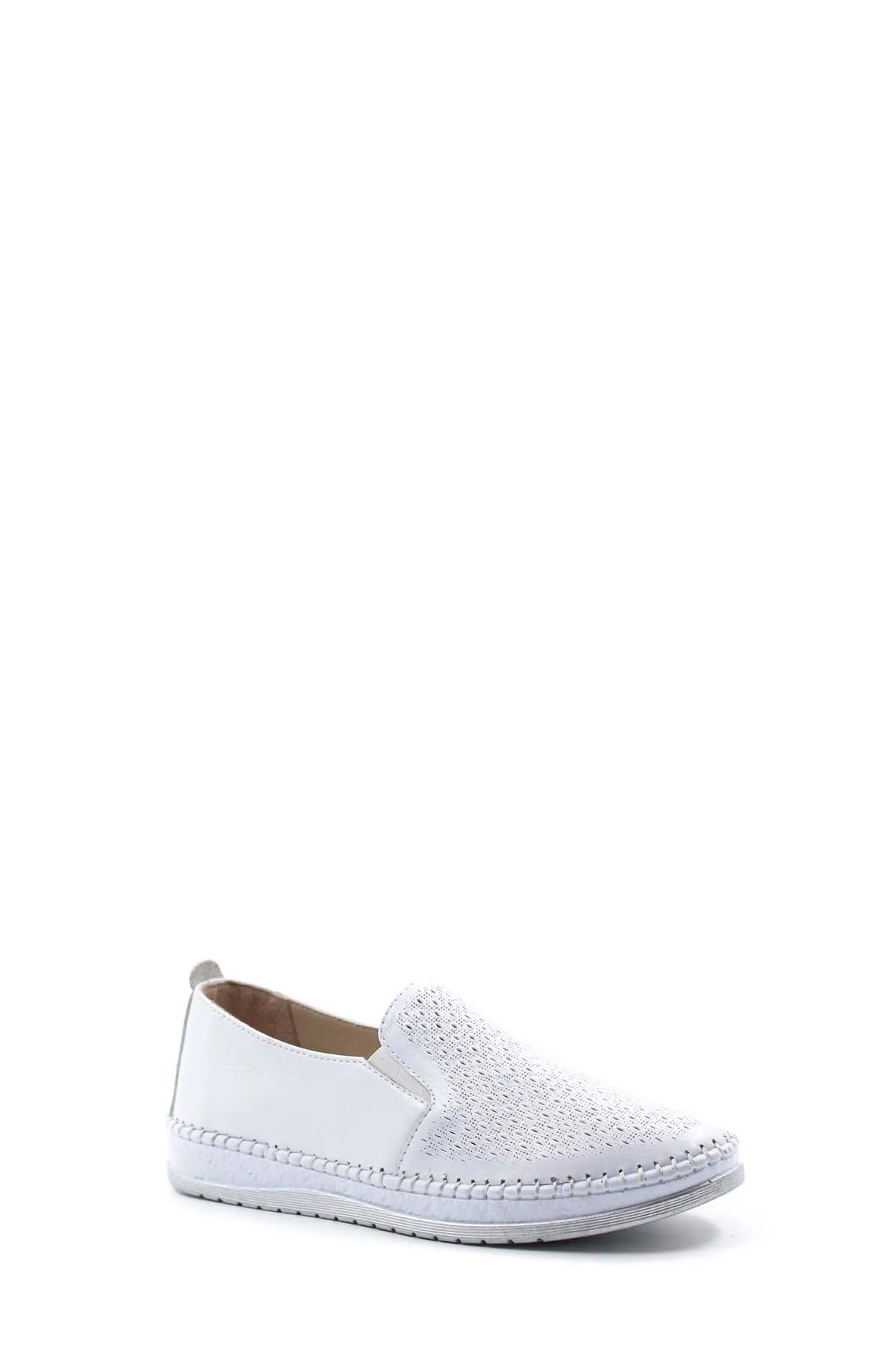 FST Genuine Leather Women's Casual Shoes 139ZA600 White - Alytus
