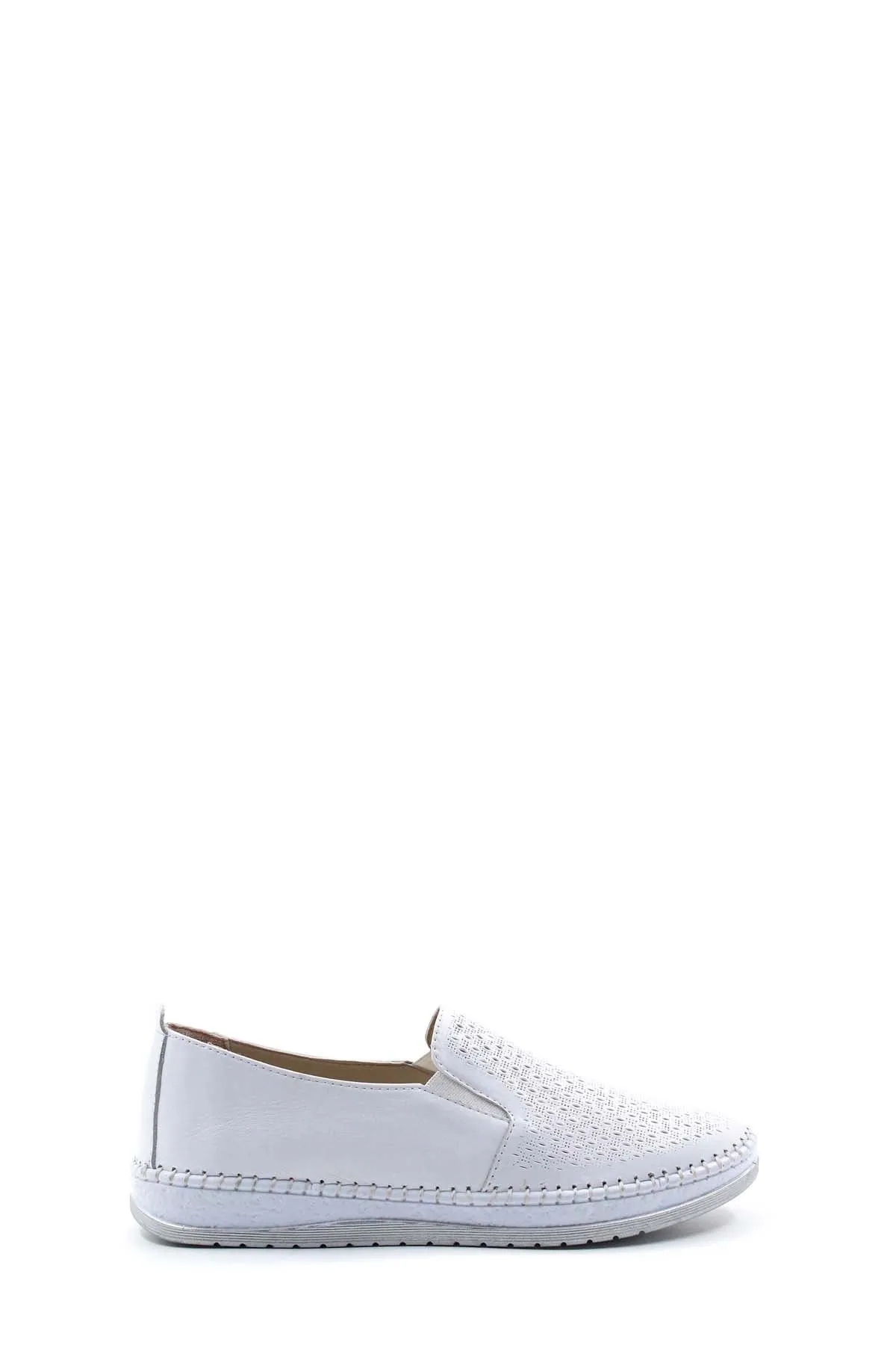 FST Genuine Leather Women's Casual Shoes 139ZA600 White - Alytus
