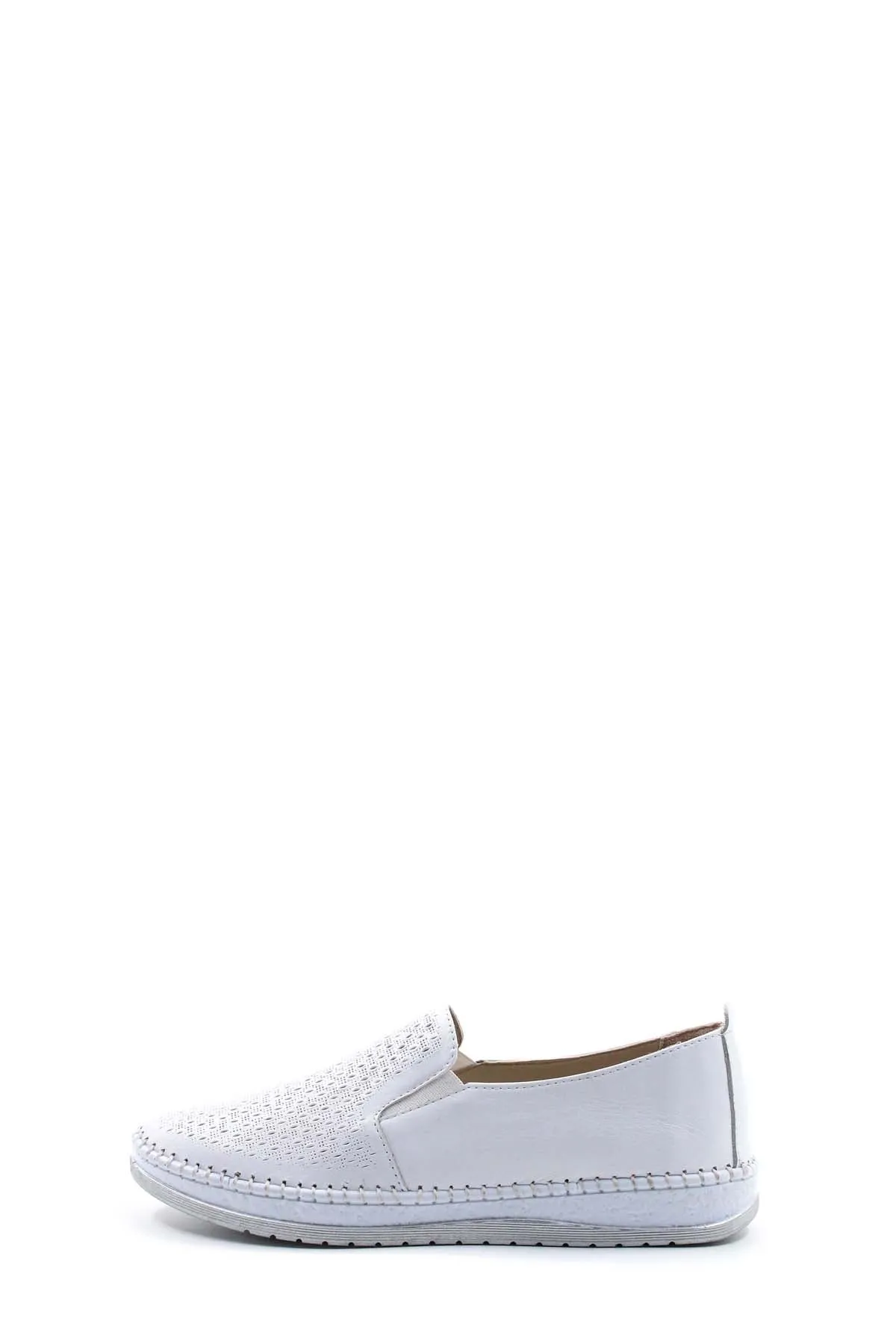 FST Genuine Leather Women's Casual Shoes 139ZA600 White - Alytus