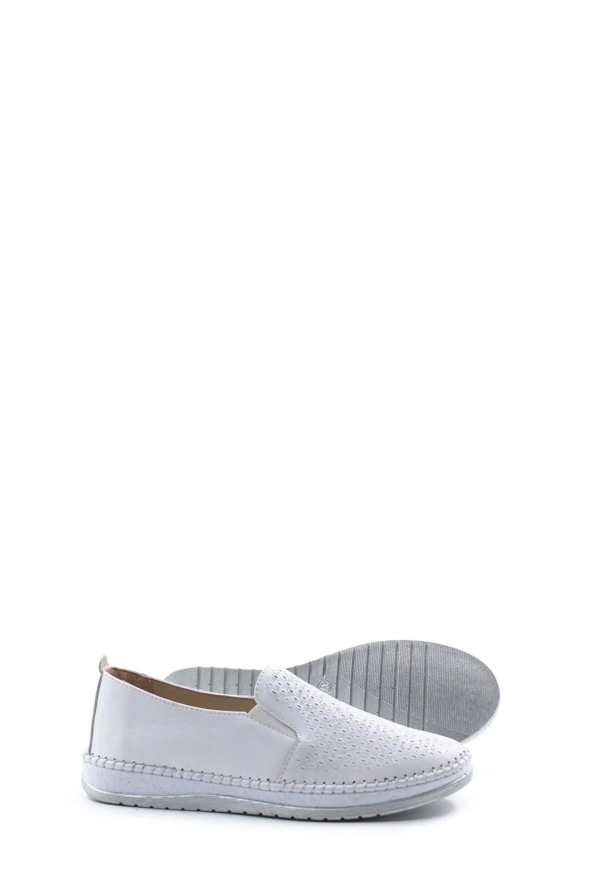 FST Genuine Leather Women's Casual Shoes 139ZA600 White - Alytus