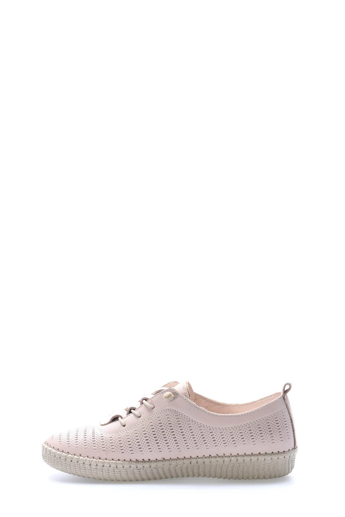 FST Genuine Leather Women's Casual Shoes 164ZA5028 Beige - Hereford