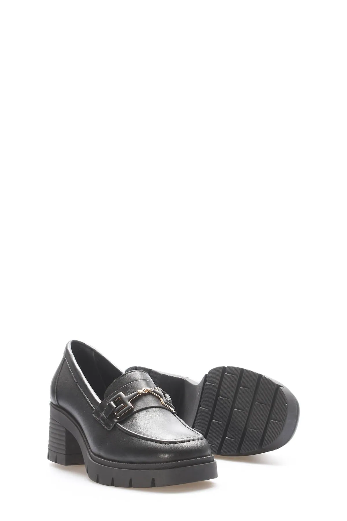 FST Genuine Leather Women's Casual Shoes 581ZA2683 Black - Garbsen