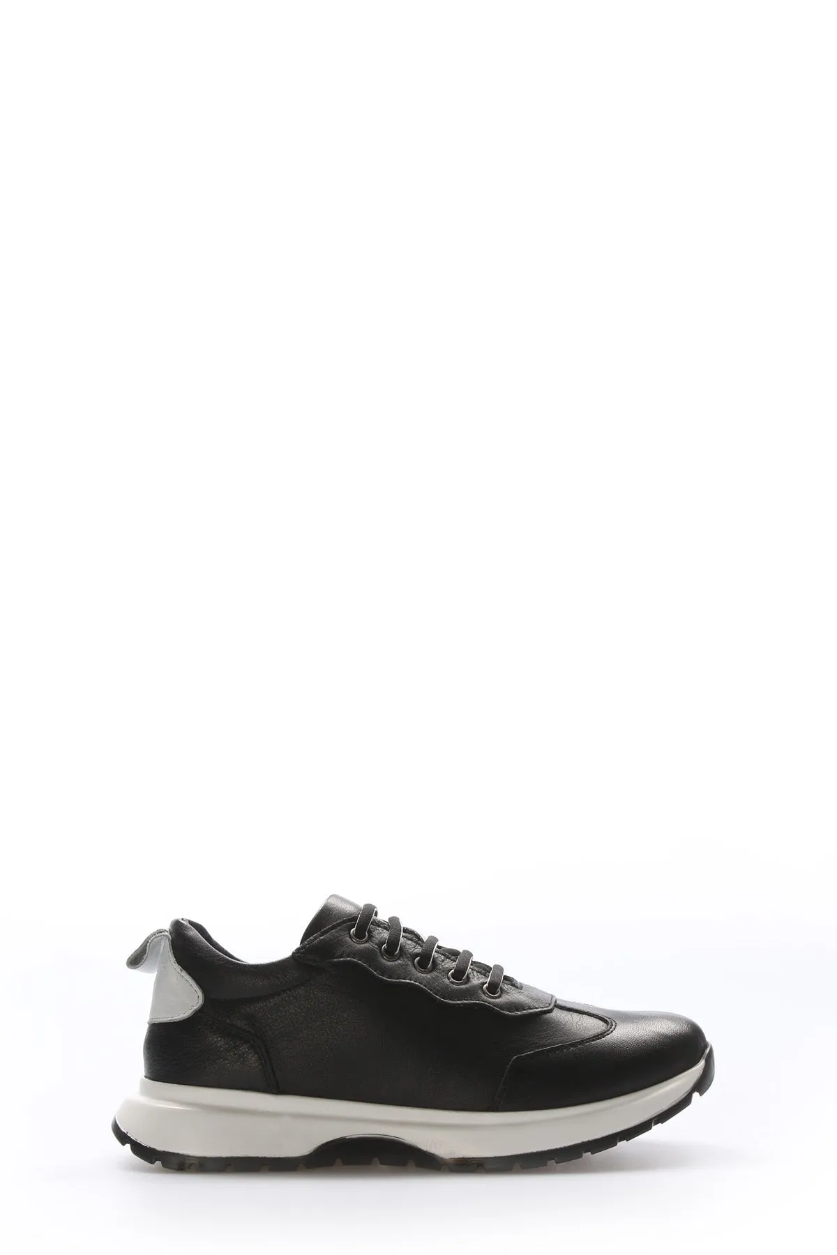 FST Genuine Leather Women's Casual Shoes 583ZA2491 Black White - Vineland