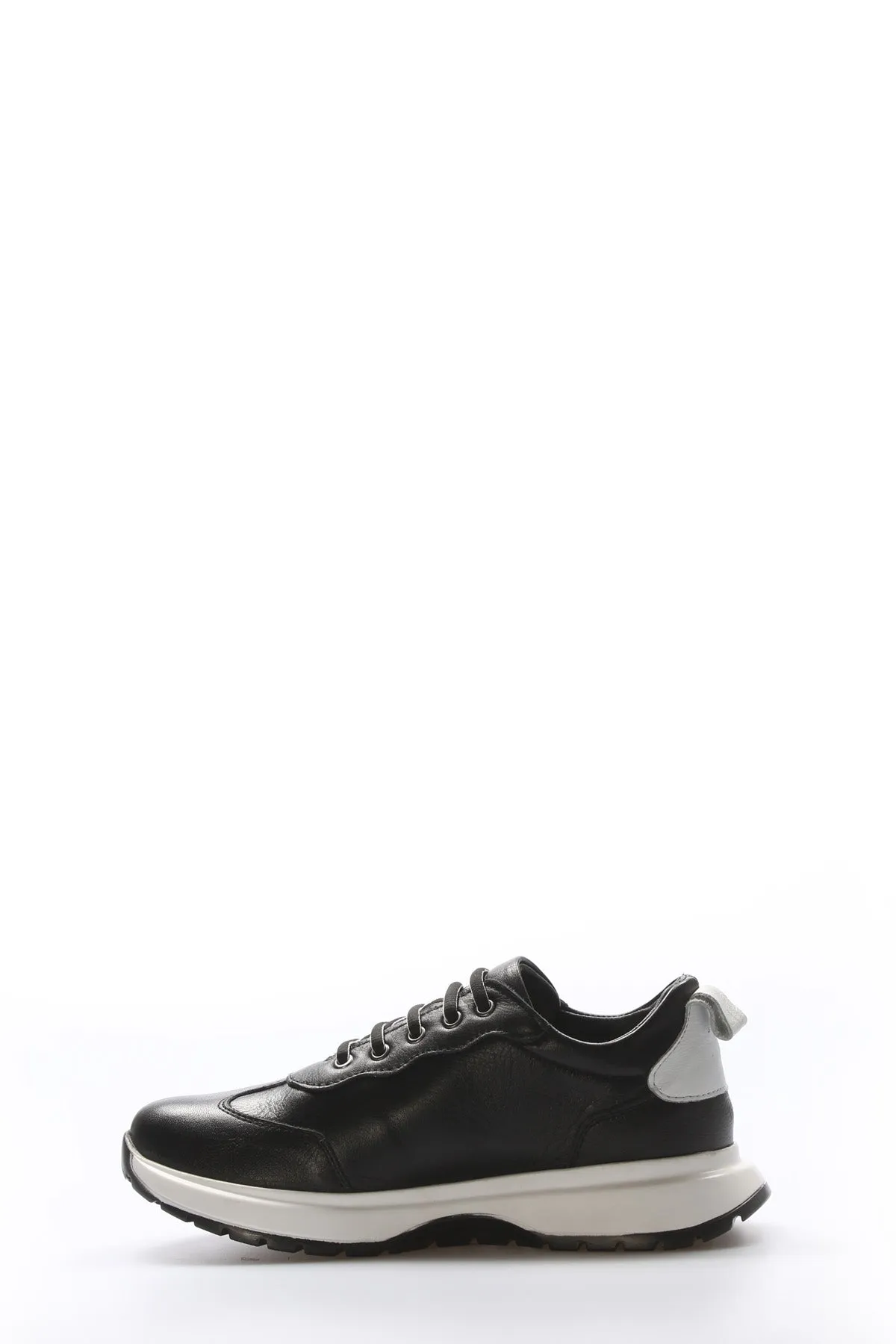 FST Genuine Leather Women's Casual Shoes 583ZA2491 Black White - Vineland