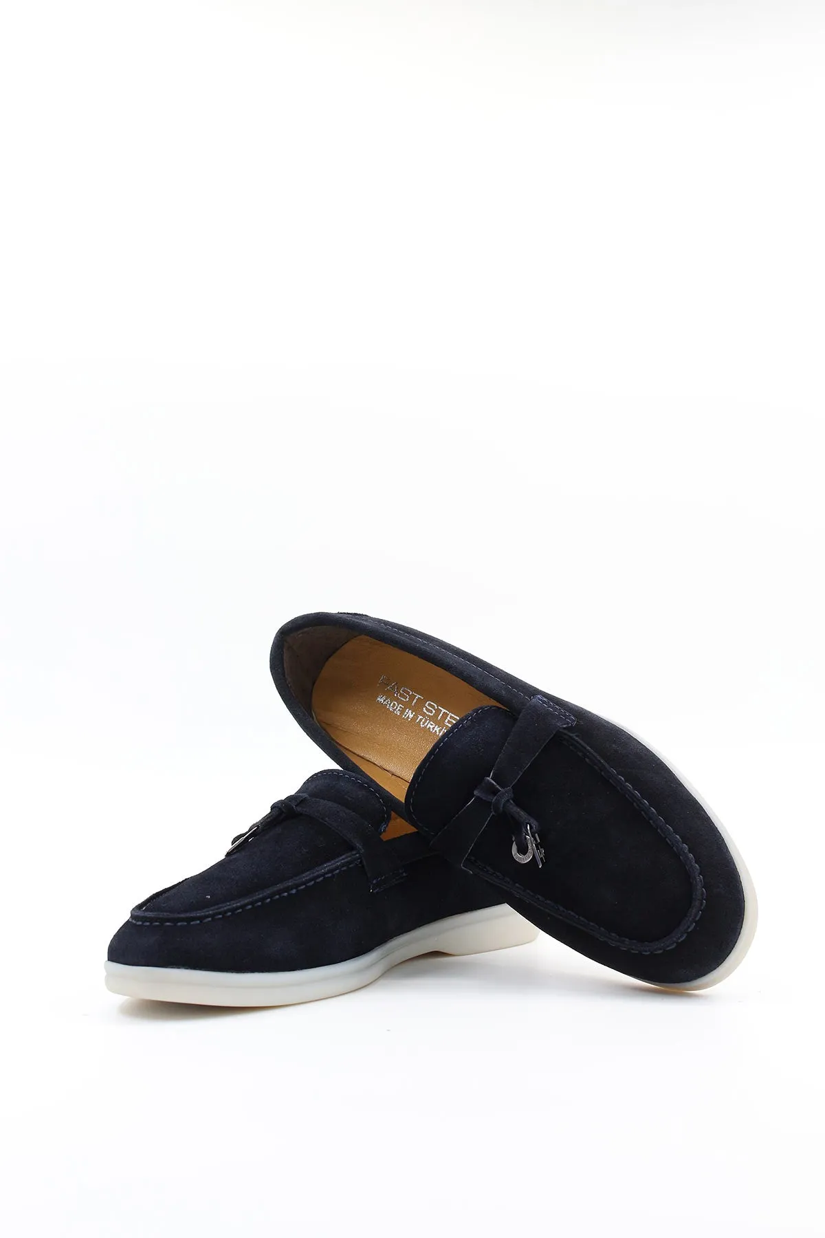 FST Genuine Leather Women's Casual Shoes 819ZA021 Navy Suede - Matamoros
