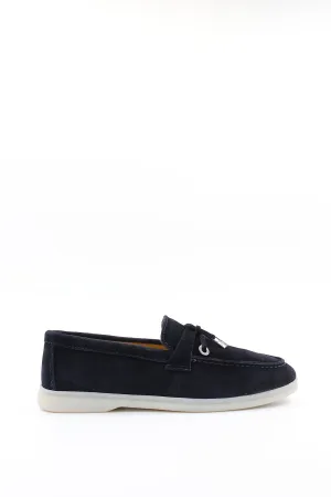 FST Genuine Leather Women's Casual Shoes 819ZA021 Navy Suede - Matamoros