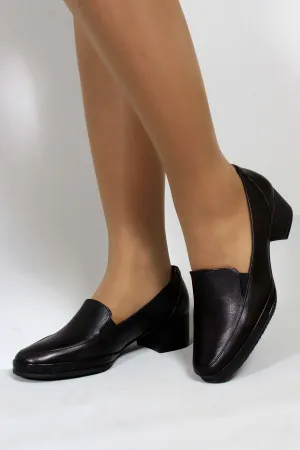 FST Genuine Leather Women's Casual Shoes 889ZA5061 Black - San Mateo Atenco