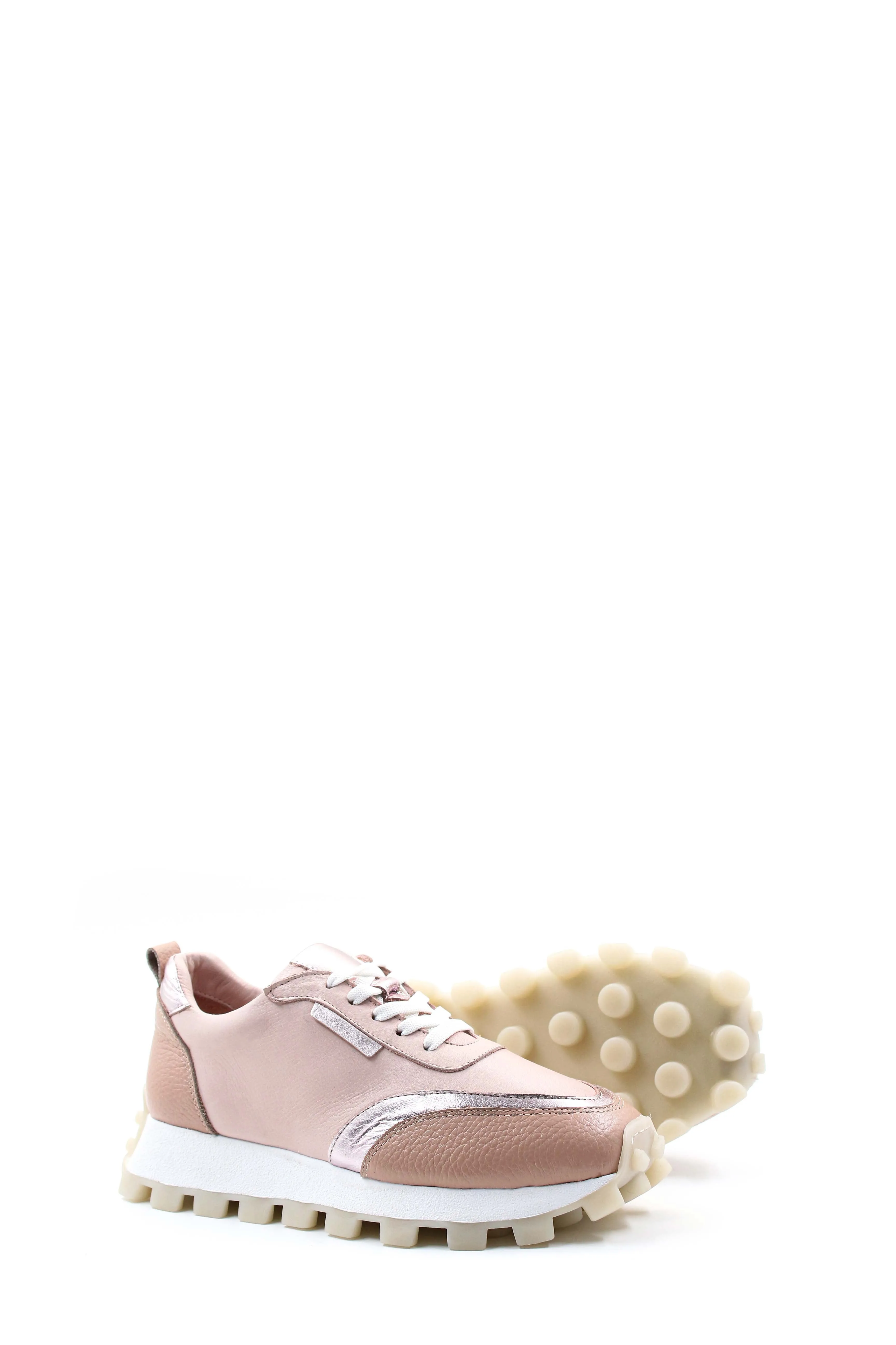 FST Genuine Leather Women's Casual Shoes 916ZA1640 Powder - Ponta Delgada
