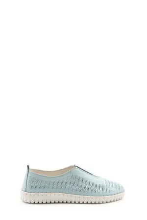 FST Genuine Leather Women's Casual Shoes 934ZA106LZR Blue - Ixtlahuacán de los Membrillos