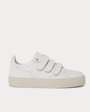 Full-Grain Leather  White low top sneakers