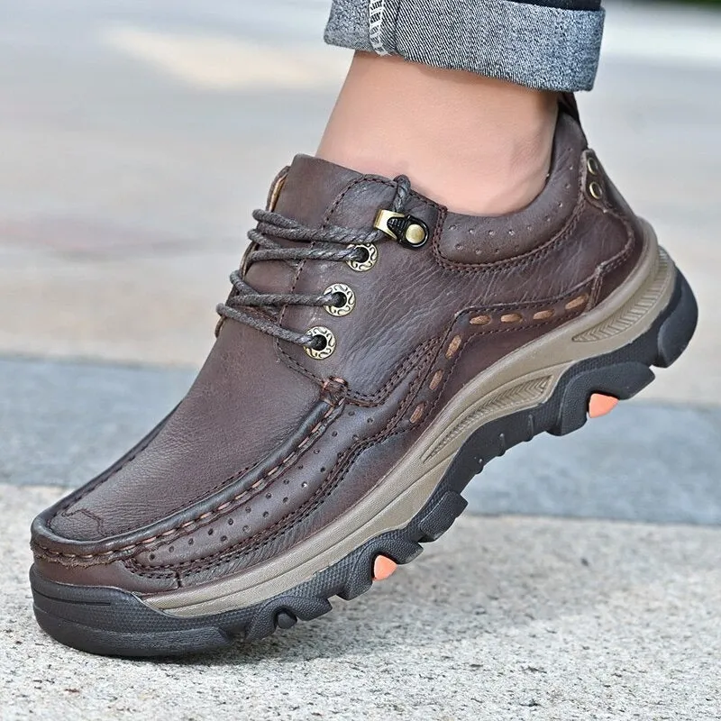 Genuine Leather Flats Shoes