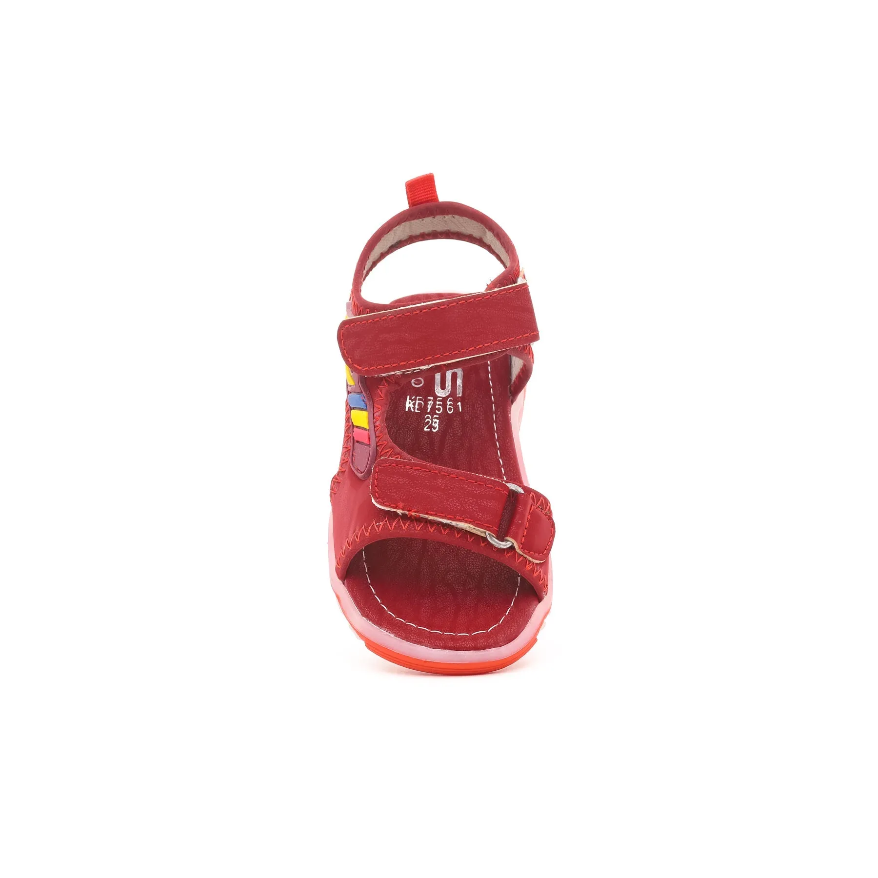 Girls Red Casual Sandal KD7561