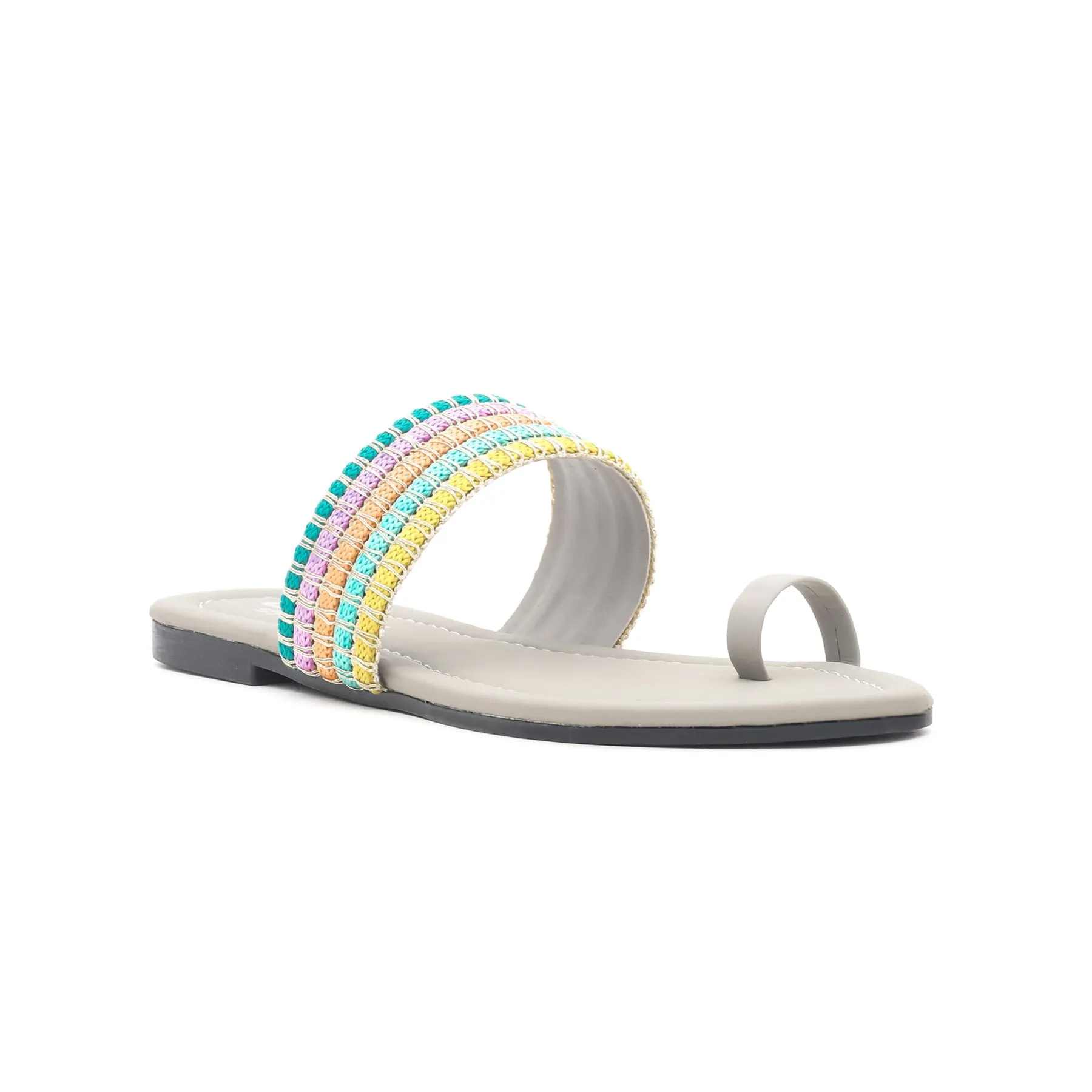 Grey Casual Chappal CL1254