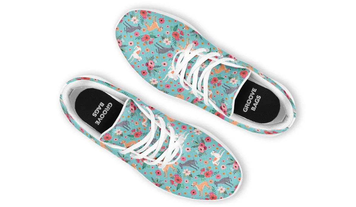 Greyhound Flower Athletic Sneakers
