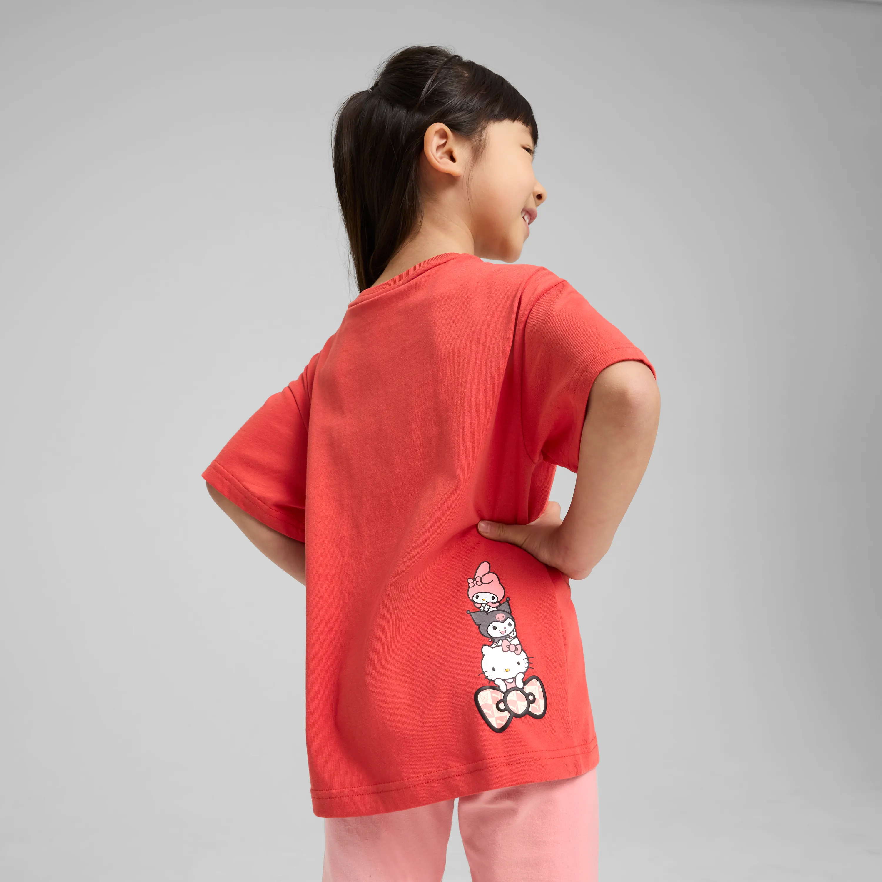 Hello Kitty and Friends x PUMA Kids Relaxed Graphic Tee (Red Fire)