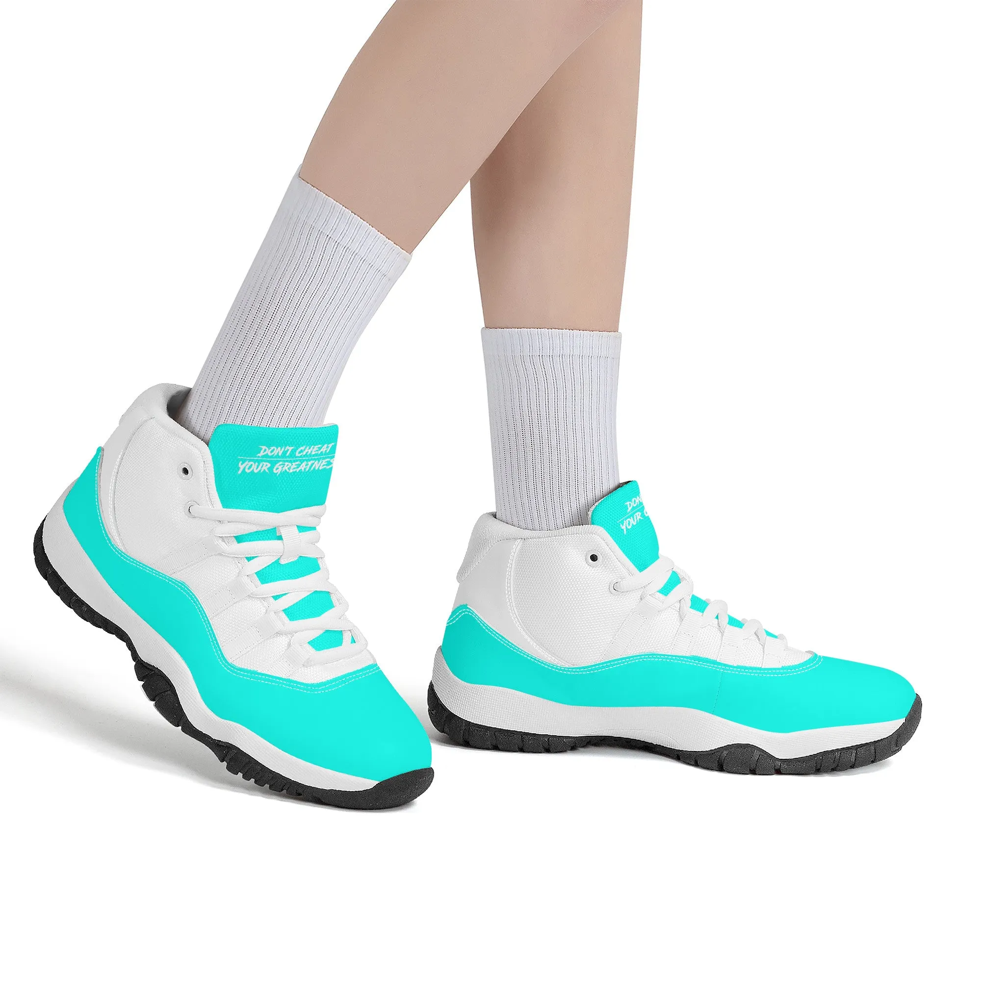 High Top Air Retro Sneakers - White