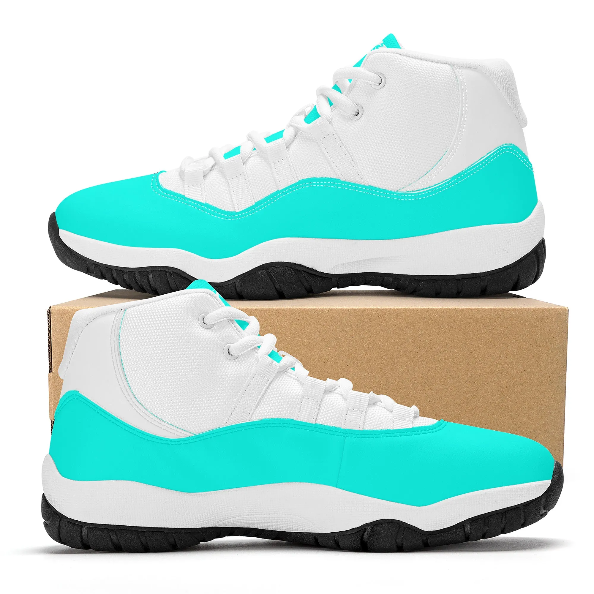 High Top Air Retro Sneakers - White