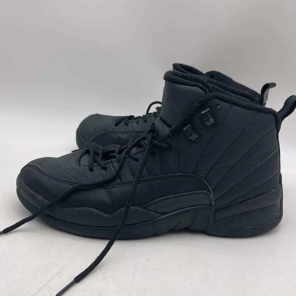 Jordan 12 Retro Winterized Triple Black 2018 Size 11 Used BQ6851-001