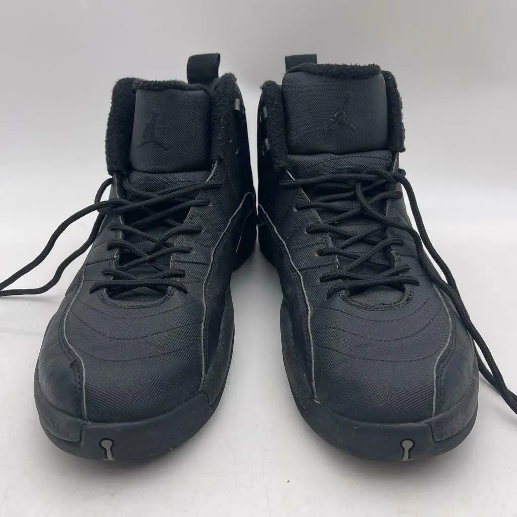 Jordan 12 Retro Winterized Triple Black 2018 Size 11 Used BQ6851-001