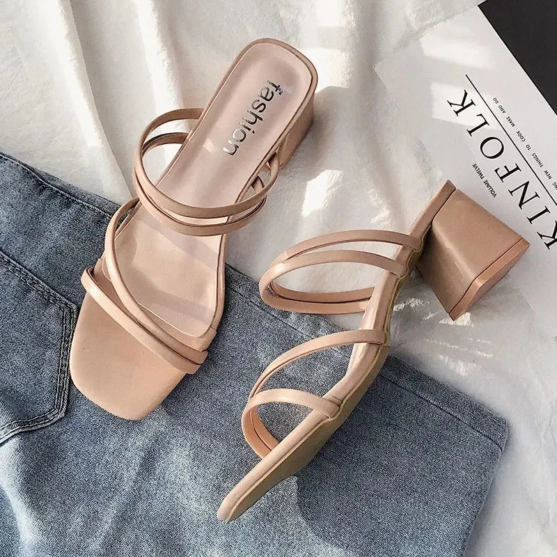 Kira Classic Square Heels