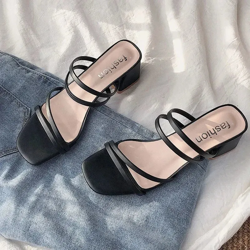 Kira Classic Square Heels