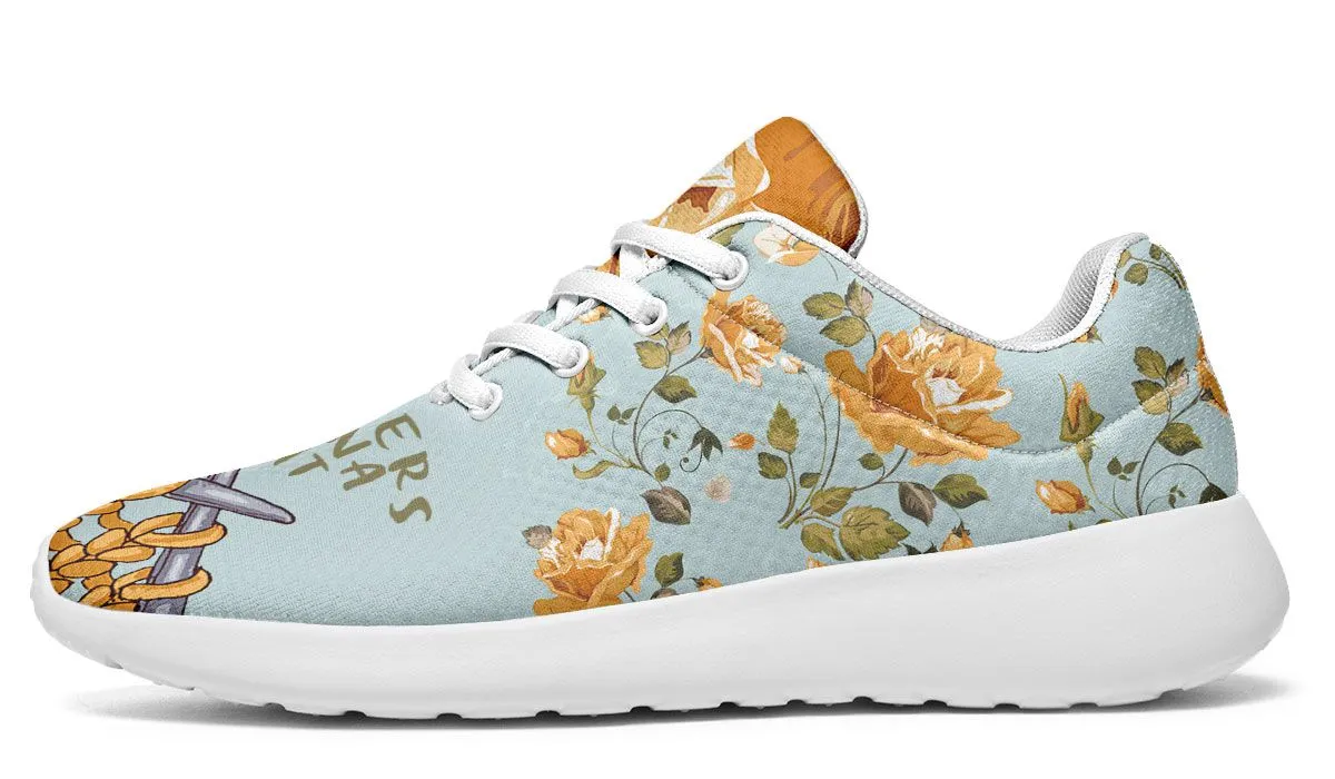 Knitters Gonna Knit Athletic Sneakers