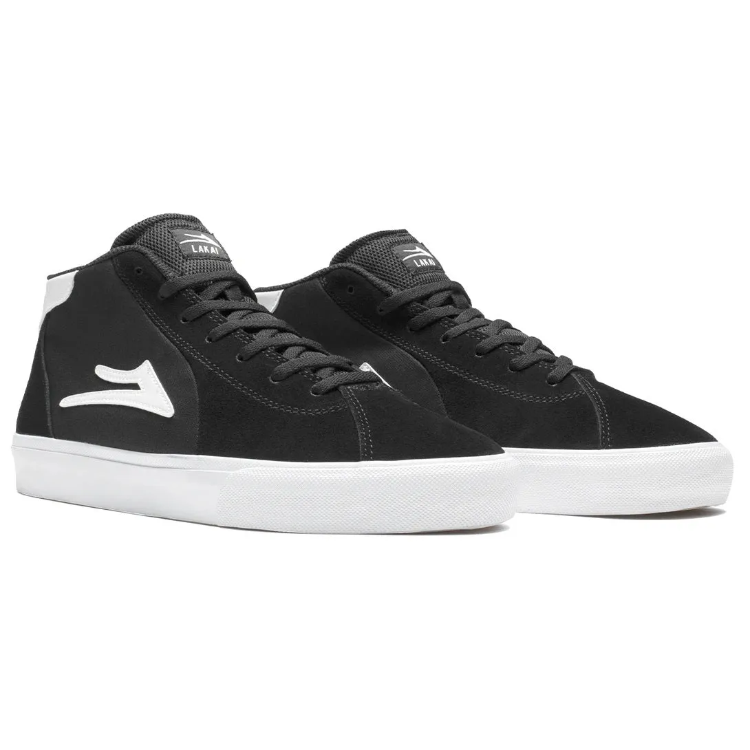 LAKAI FLACO II MID BLACK SUEDE 9.5