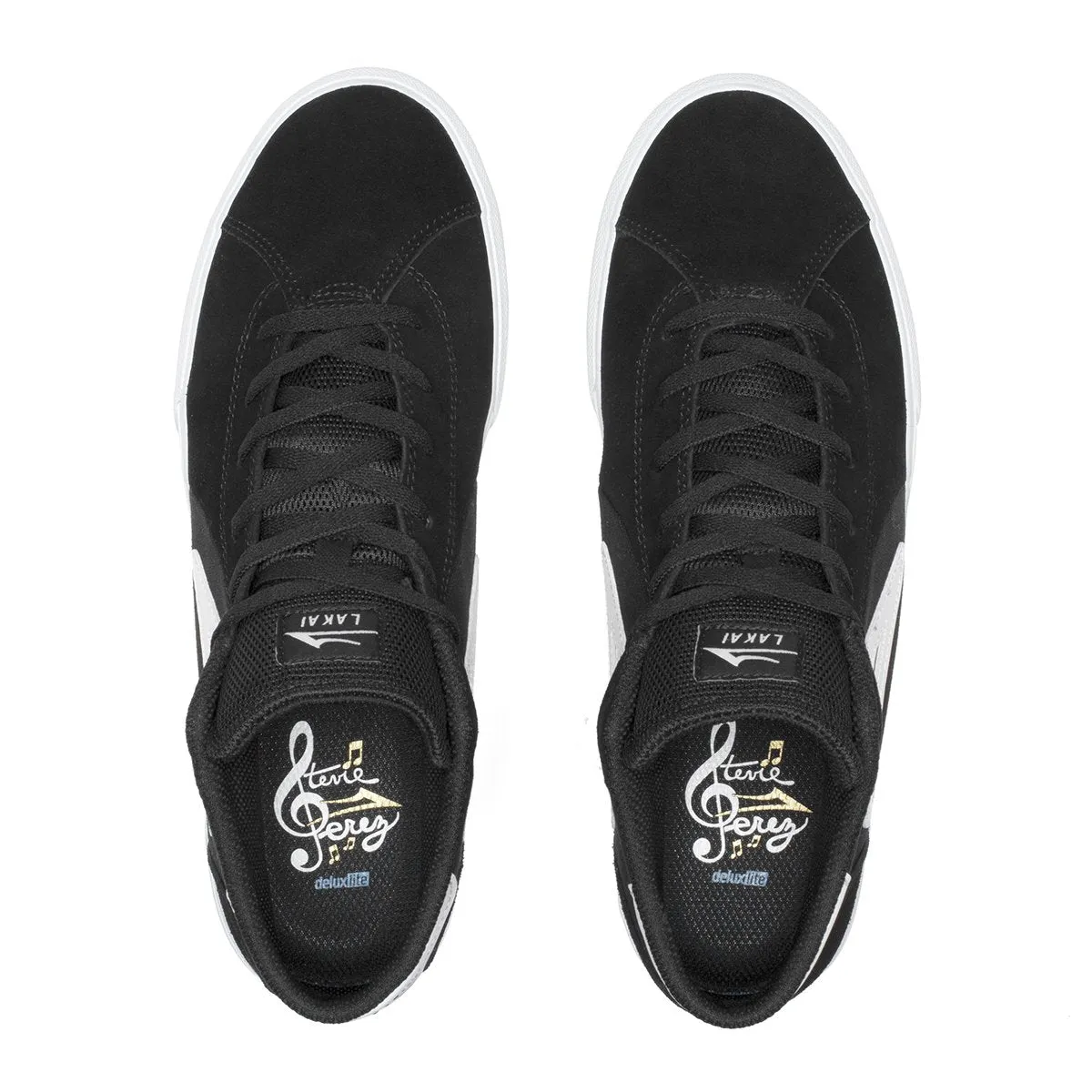 LAKAI FLACO II MID BLACK SUEDE 9.5