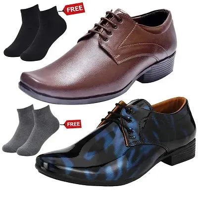 Men's Leather Shoes (Combo Pack)