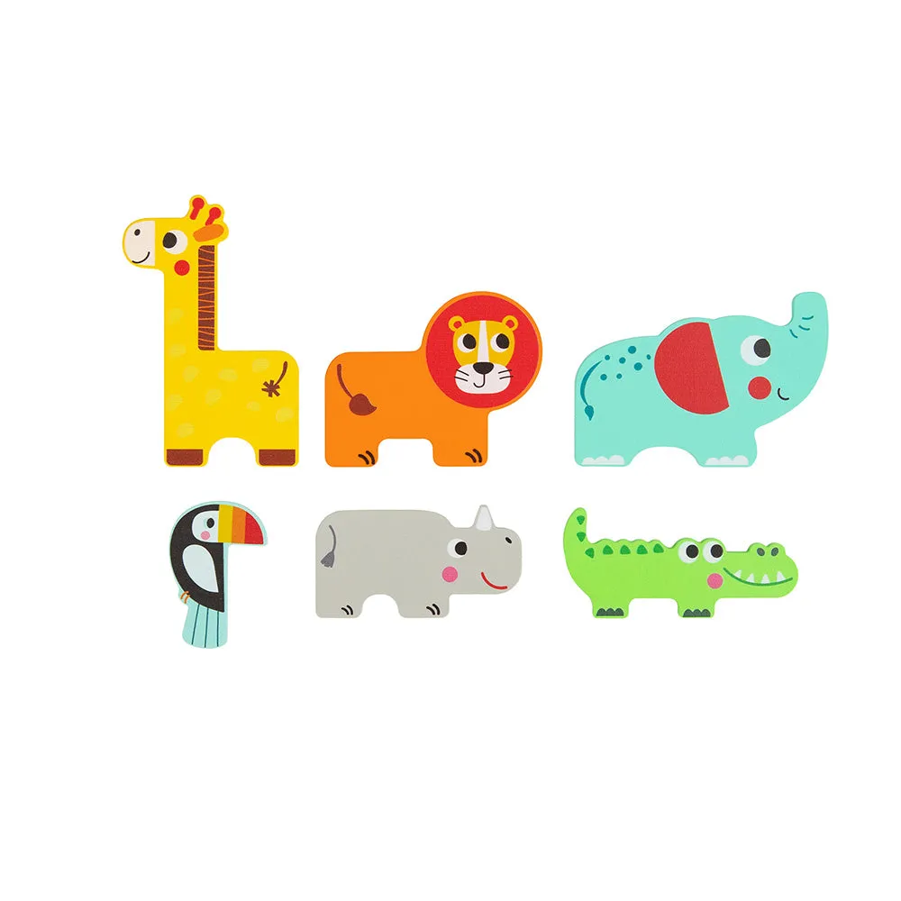 Multi-layered Animal Puzzle 7pc