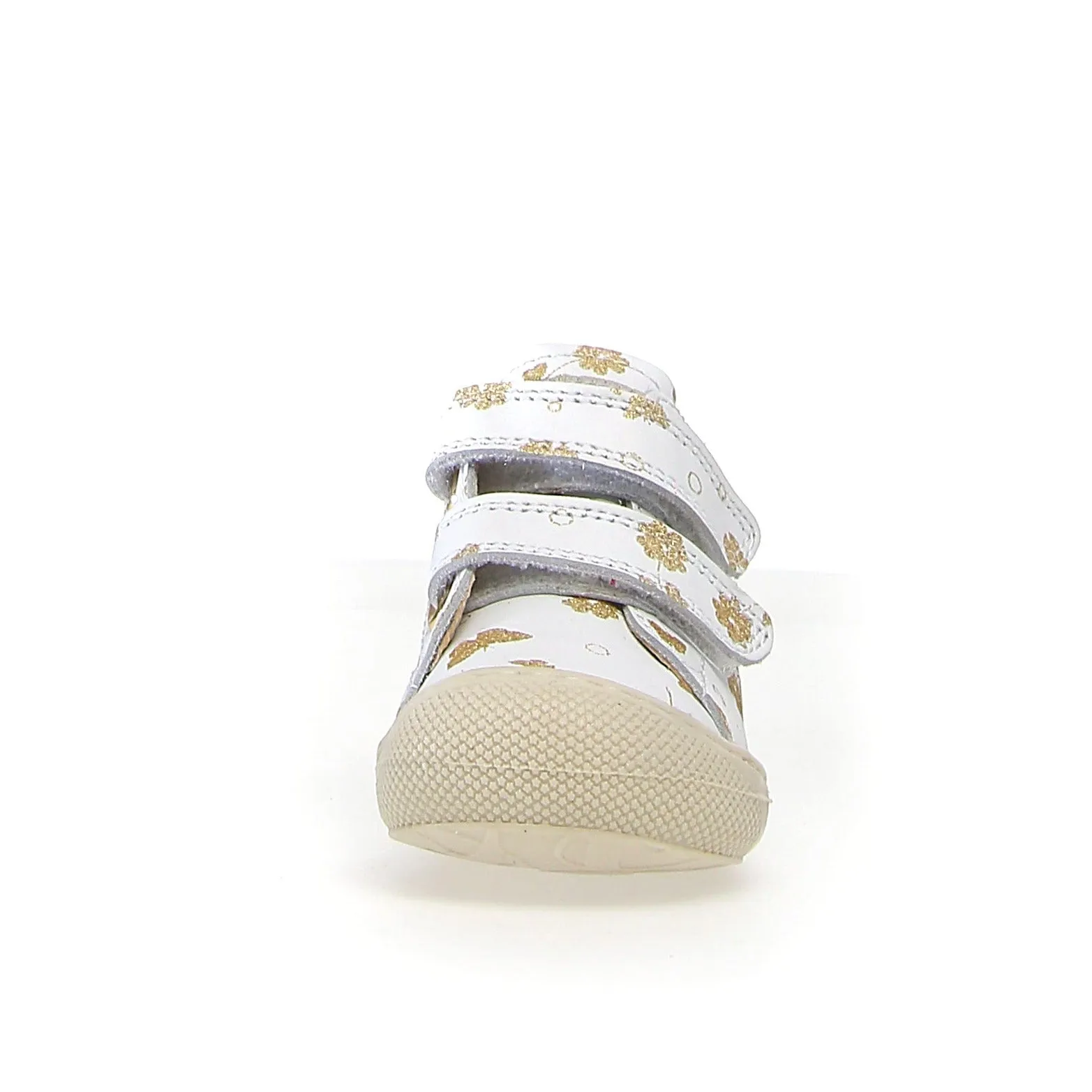 Naturino Girl's and Boy's Cocoon Vl Spring Glitter Print Sneakers - White/Platinum