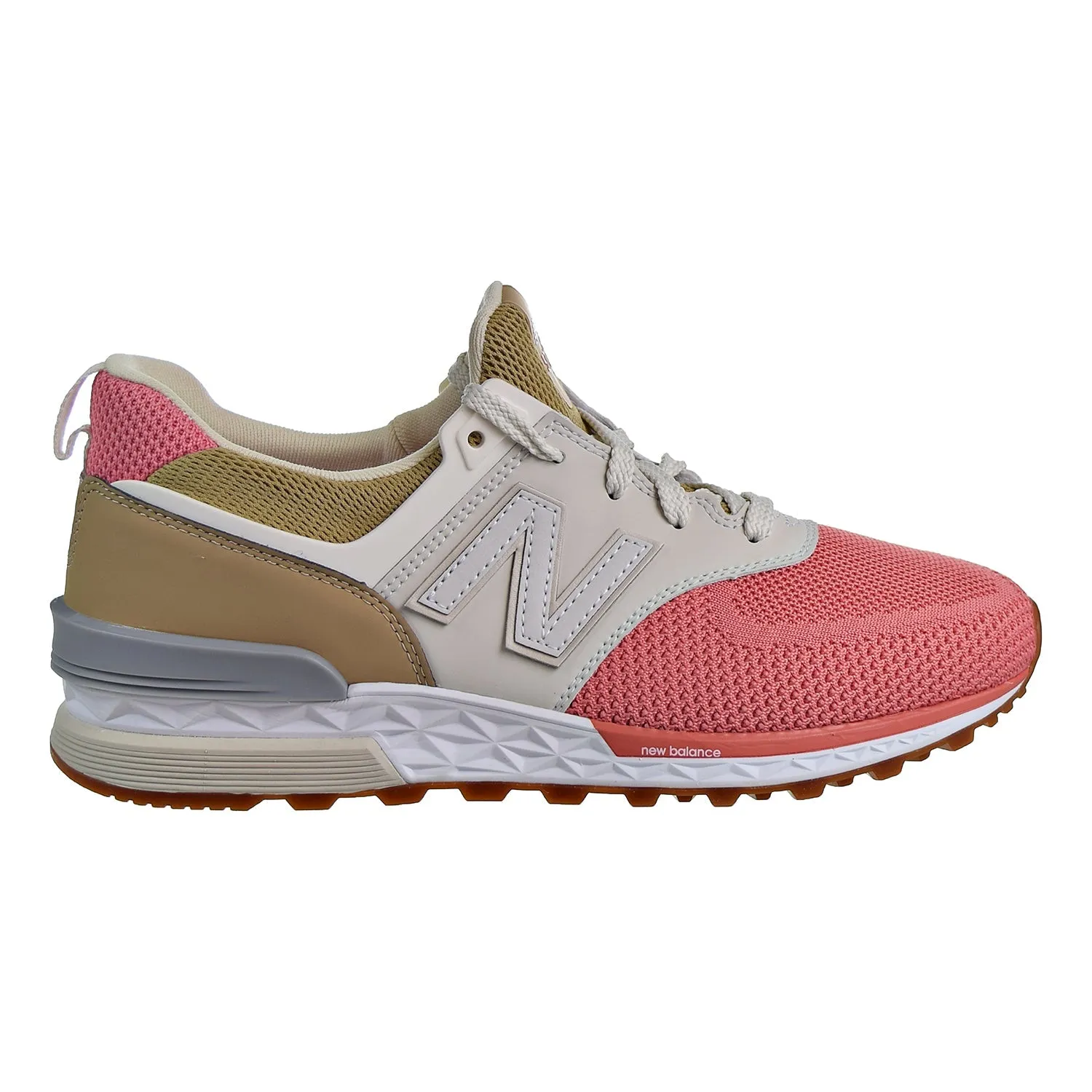 New Balance 574 Sport Men's Shoes Peach/Tan/White