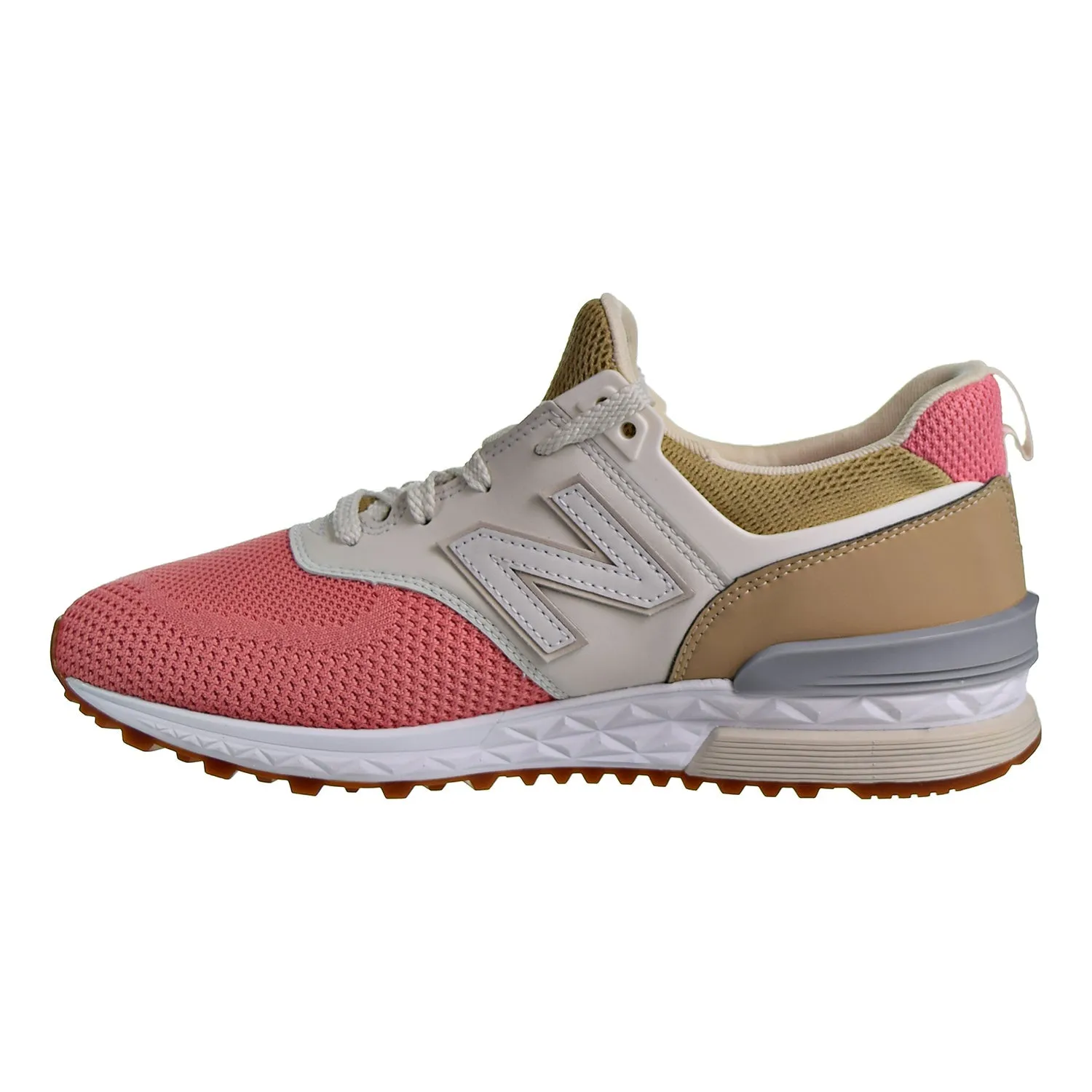 New Balance 574 Sport Men's Shoes Peach/Tan/White