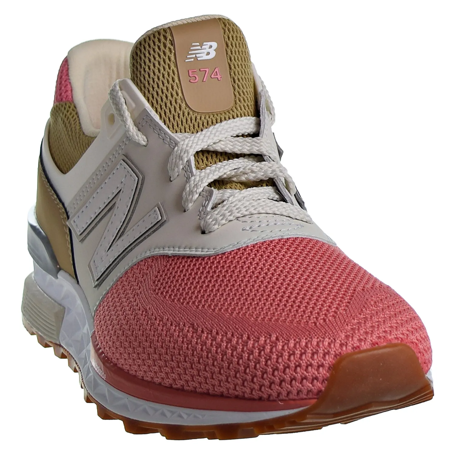 New Balance 574 Sport Men's Shoes Peach/Tan/White