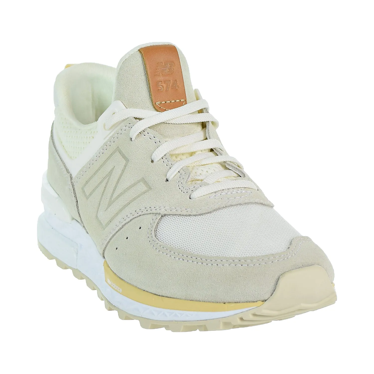 New Balance 574 Women's Shoes Beige/Brown/White