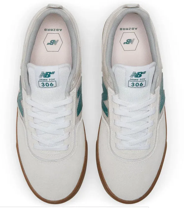 New Balance - Numeric Jamie Foy 306 Shoes | Sea Salt Teal Gum