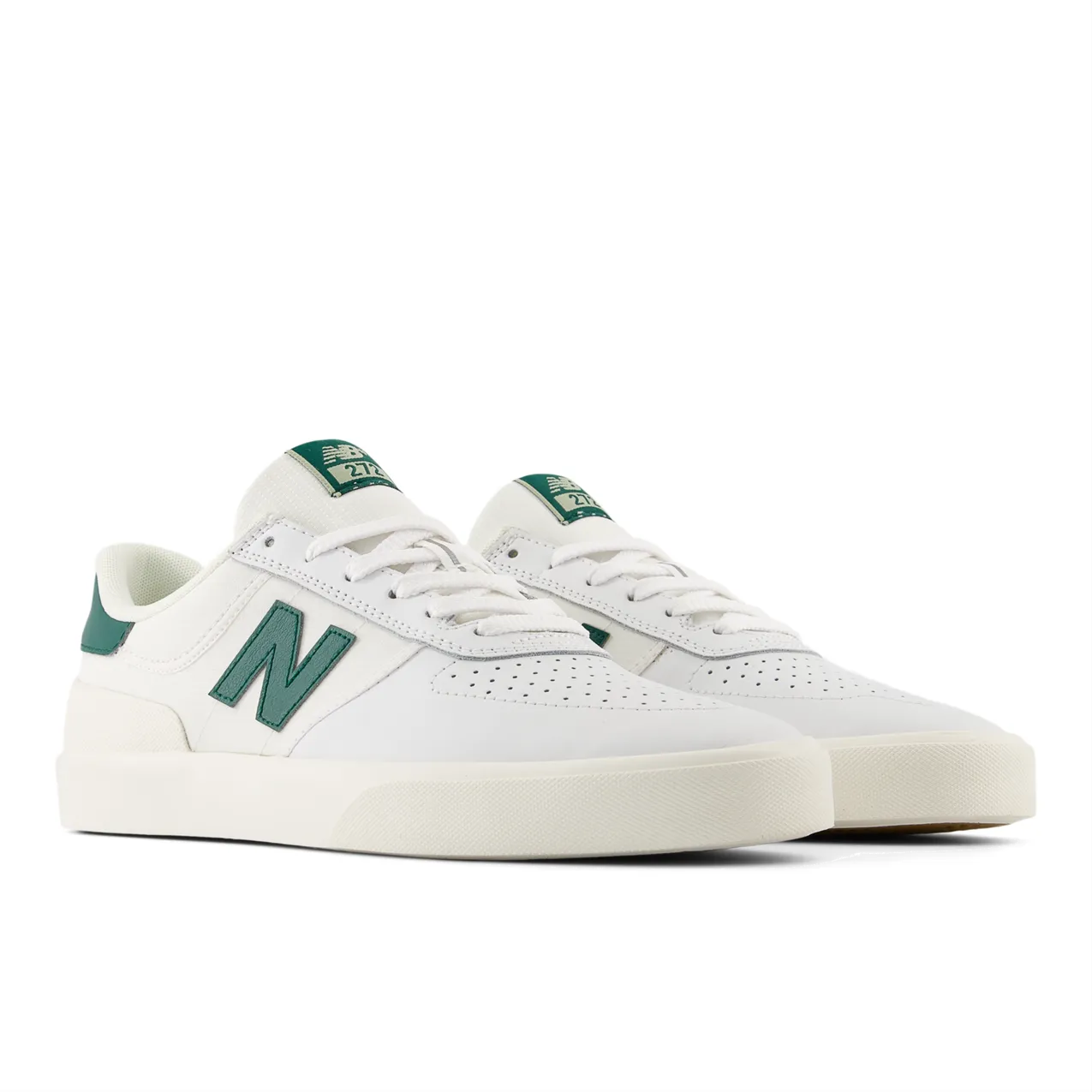 New Balance Numeric Men's 272 White Forest Green Shoes