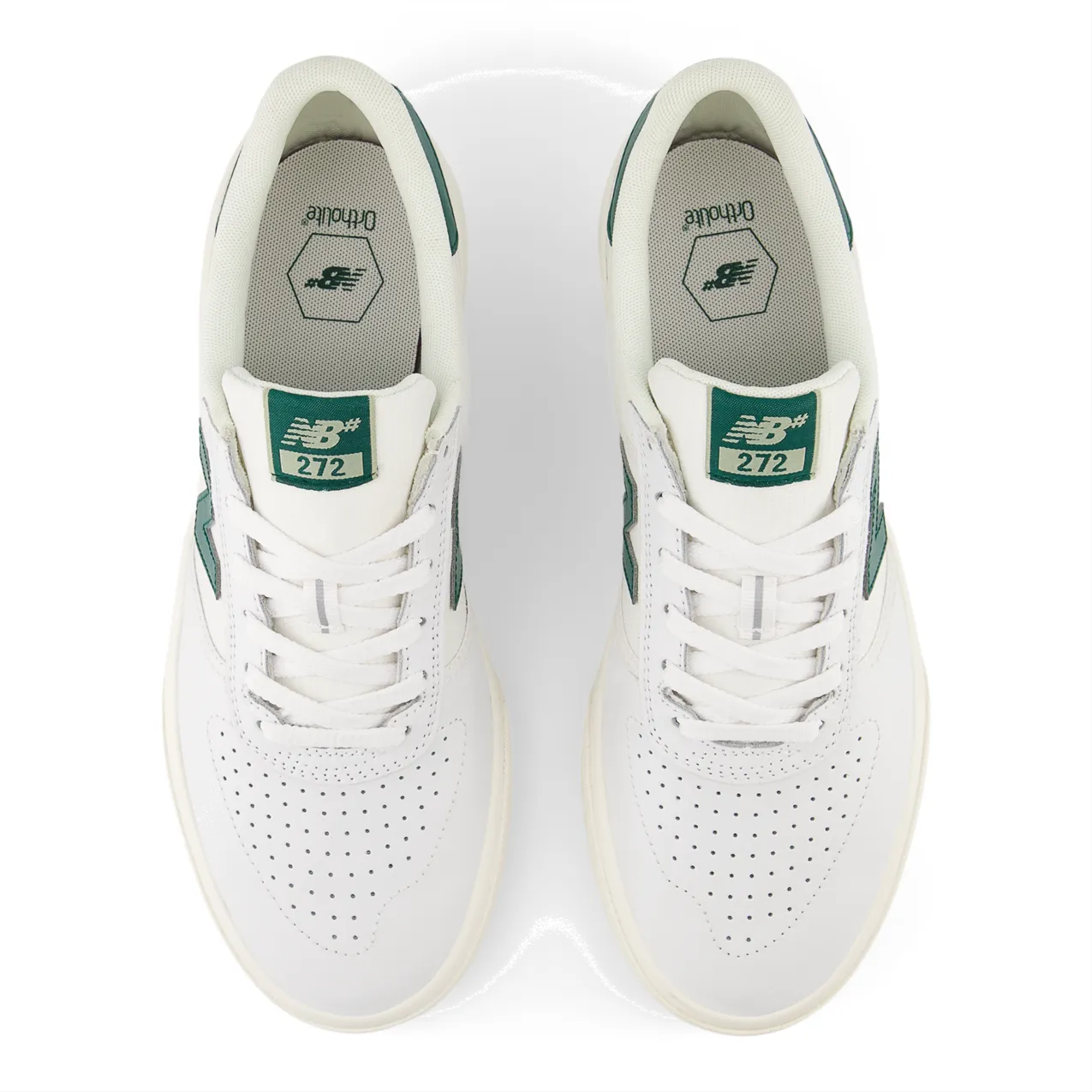 New Balance Numeric Men's 272 White Forest Green Shoes