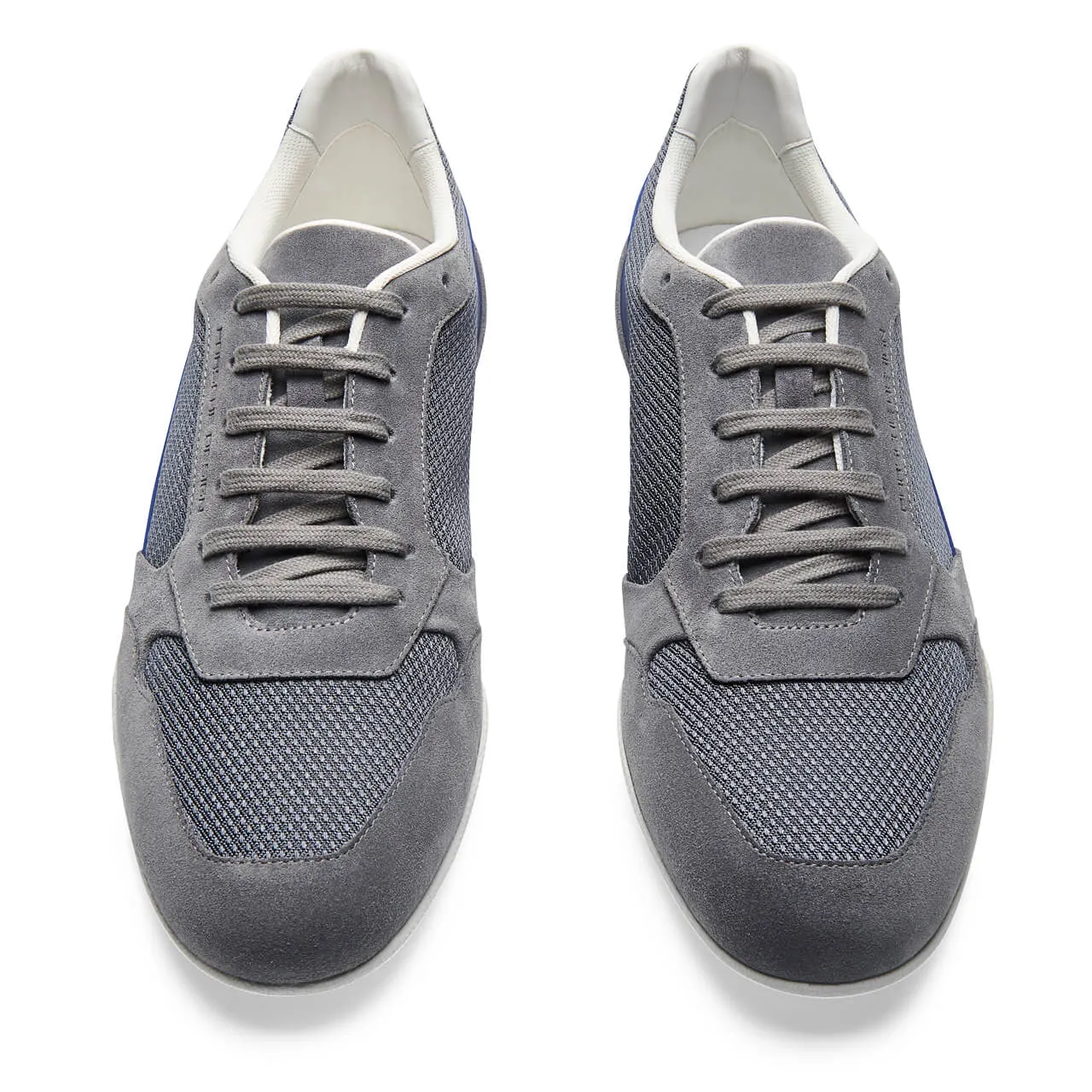 NEW Porsche Design Racer Velours Mesh Asphalt Sneakers US 7 MSRP $355