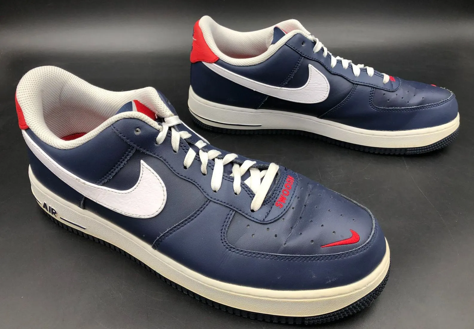 Nike Air Force 1 Low 'USA' Sneakers - Size 11.5 ( COA)