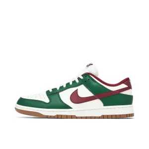 Nike Dunk Low White Green Team Red -Preorder