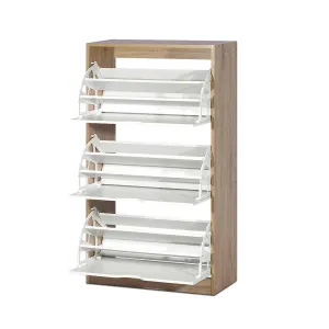 NNEDSZ 36 Pairs Shoe Cabinet Rack Organiser Storage Shelf Wooden