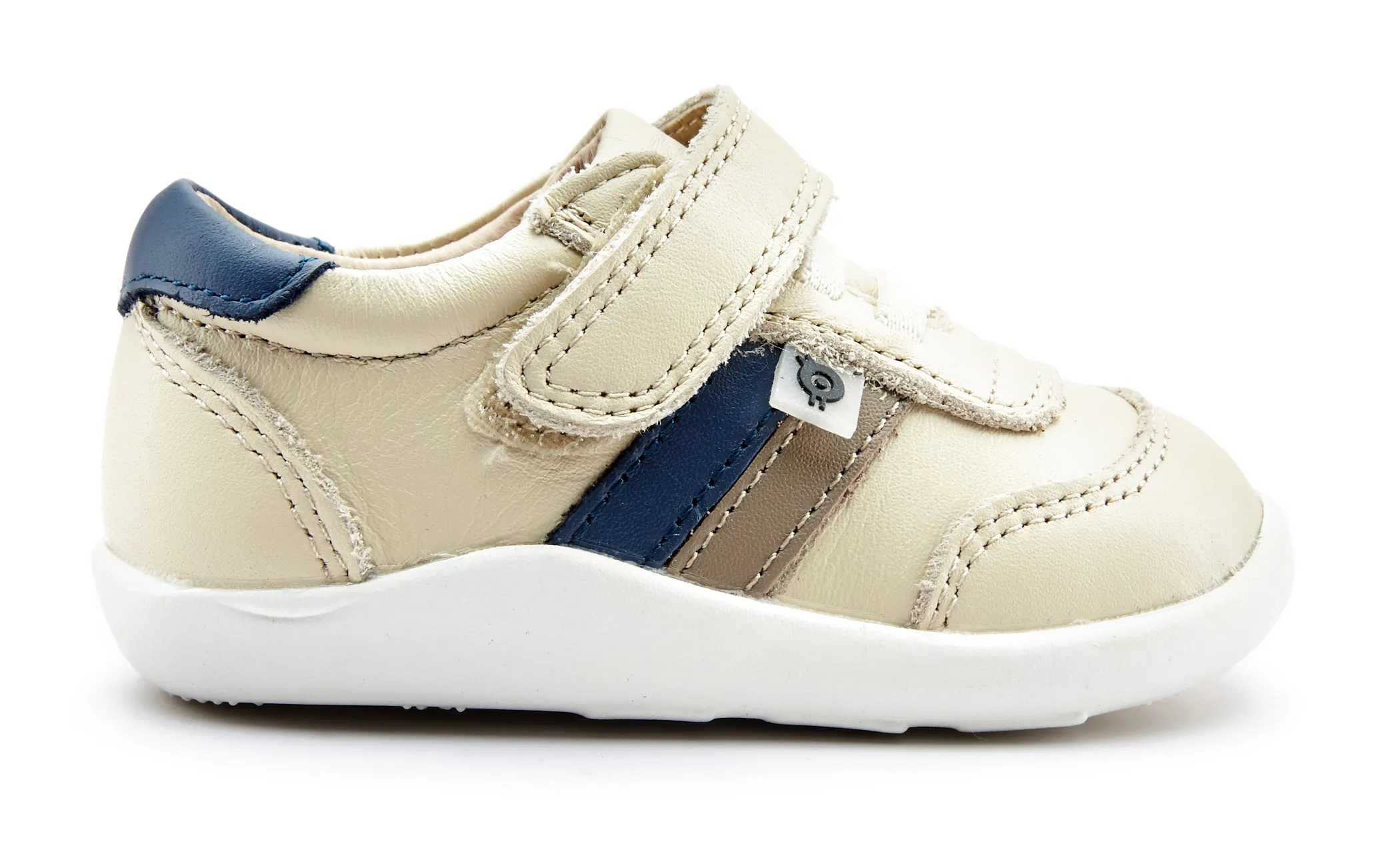 Old Soles Boy's and Girl's 8013 Play Ground Sneakers - Cream/Petrol/Taupe