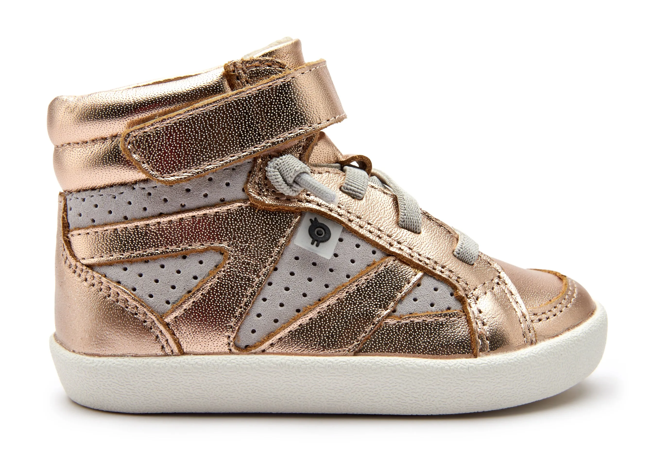 Old Soles Girl's & Boy's New Leader Sneakers - Copper/Grey Suede
