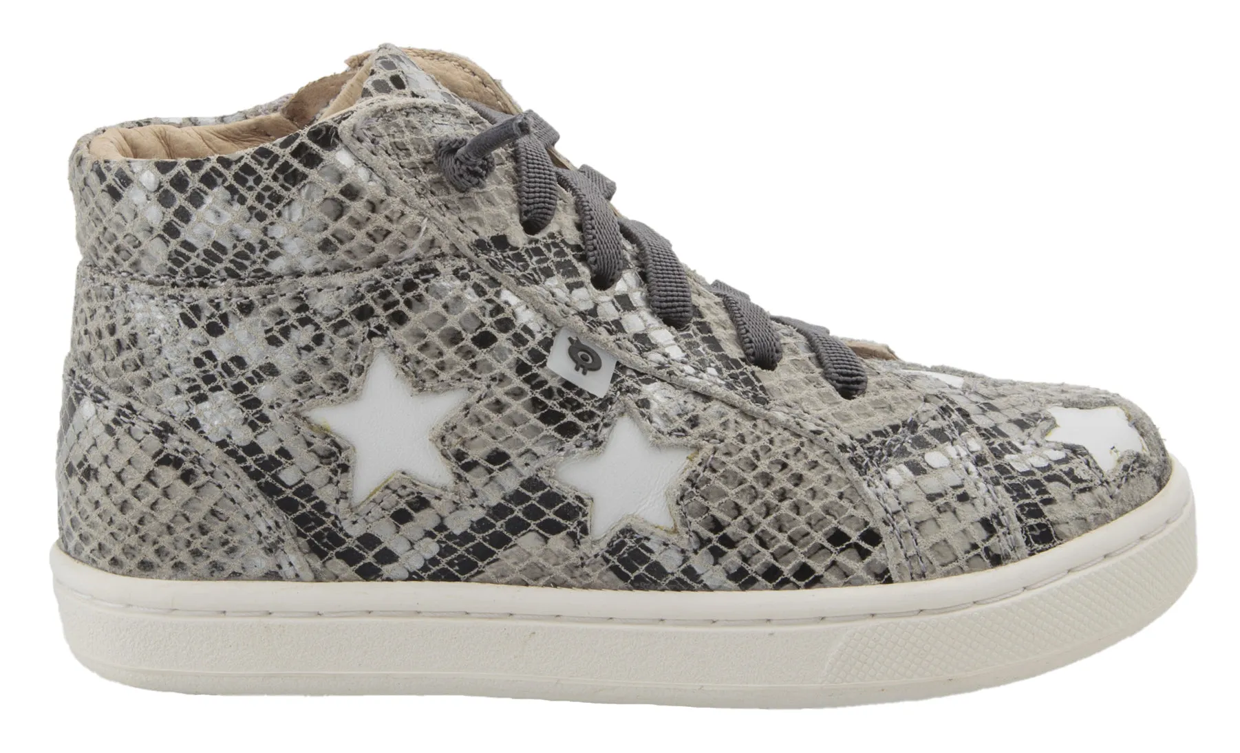 Old Soles Girl's & Boy's Starey High Top Sneaker - Grey Serp/Snow