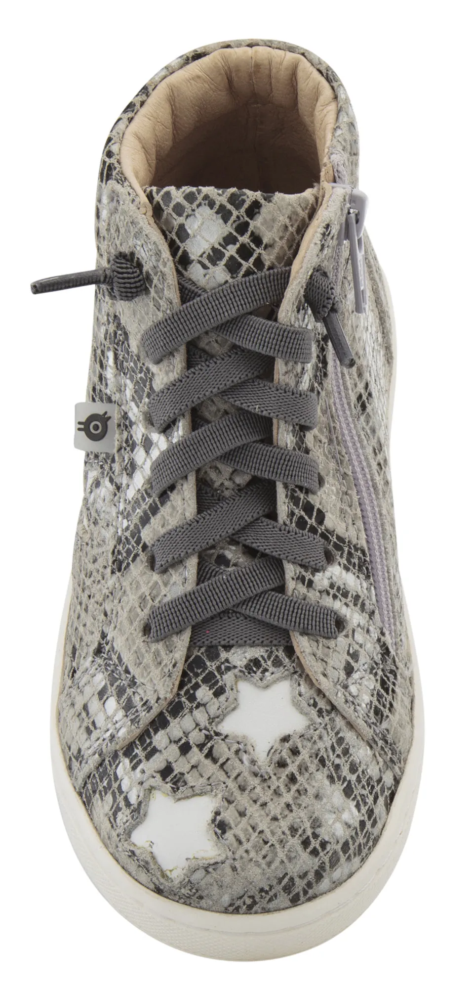 Old Soles Girl's & Boy's Starey High Top Sneaker - Grey Serp/Snow